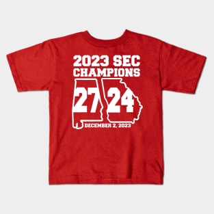 ALABAMA 2023 CONFERENCE CHAMPIONS Kids T-Shirt